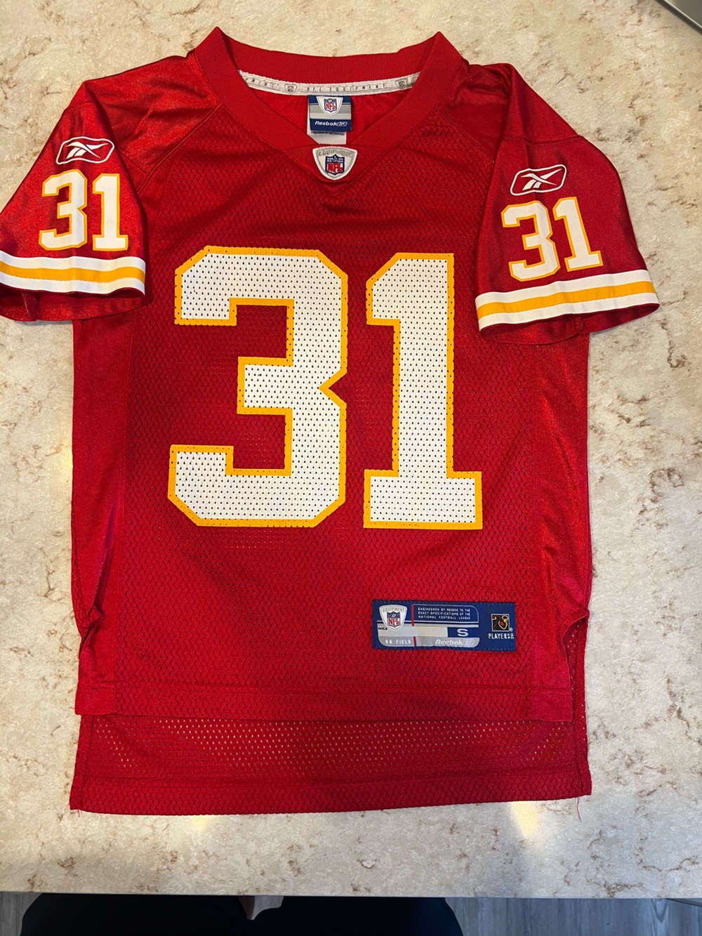 Reebok Kansas City Chiefs #31 Priest Holmes Kids